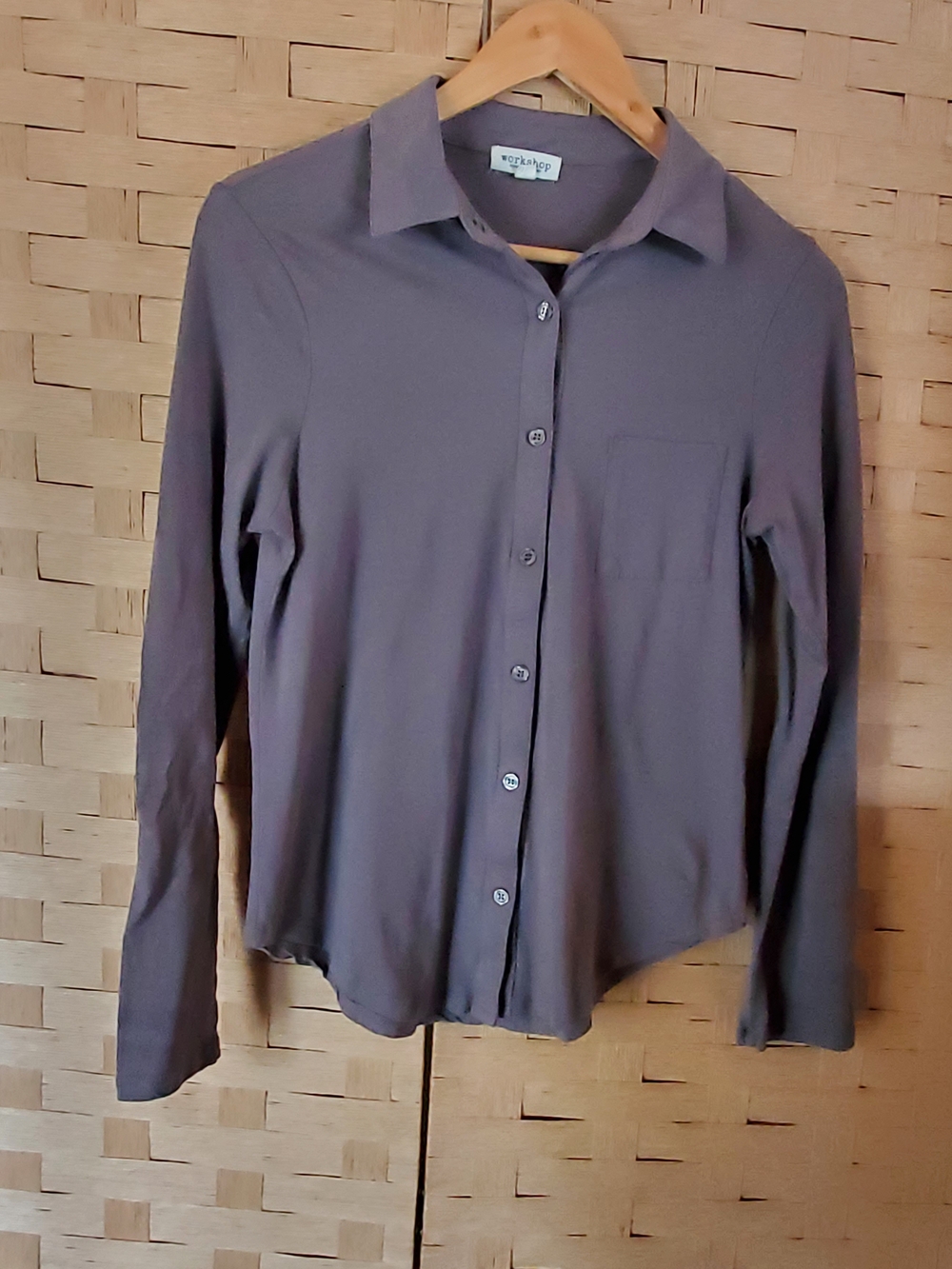 Workshop Button Up Size Medium Soft Long Sleeve